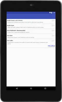 Smart Screen Lock Protector android App screenshot 1